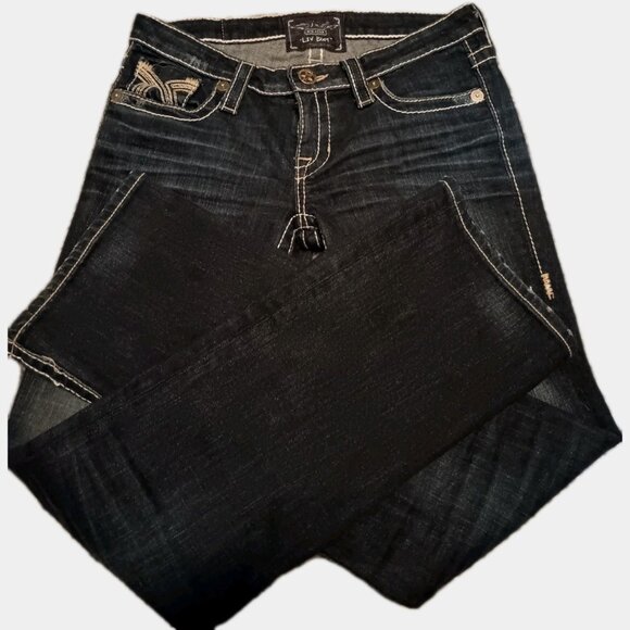 Big Star Jeans Womens 28R Boot Cut Low Rise Light Wash Denim Stretch Liv 30X32 - Picture 4 of 11